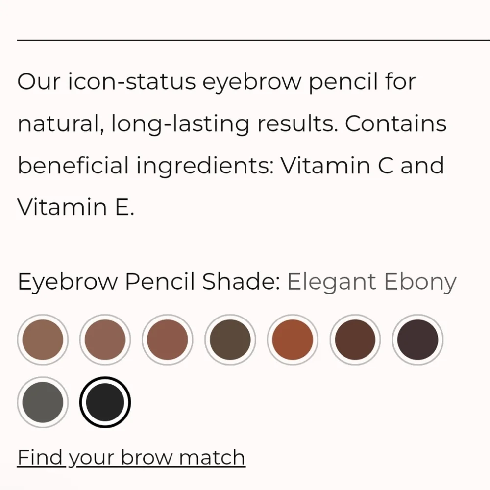 Chella Elegant Ebony Eyebrow Cream New In Box